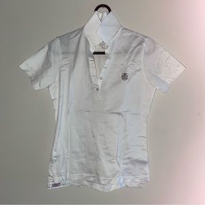 **SOLD** Peter Millar Lyford Cay Club collared polo shirt XS white